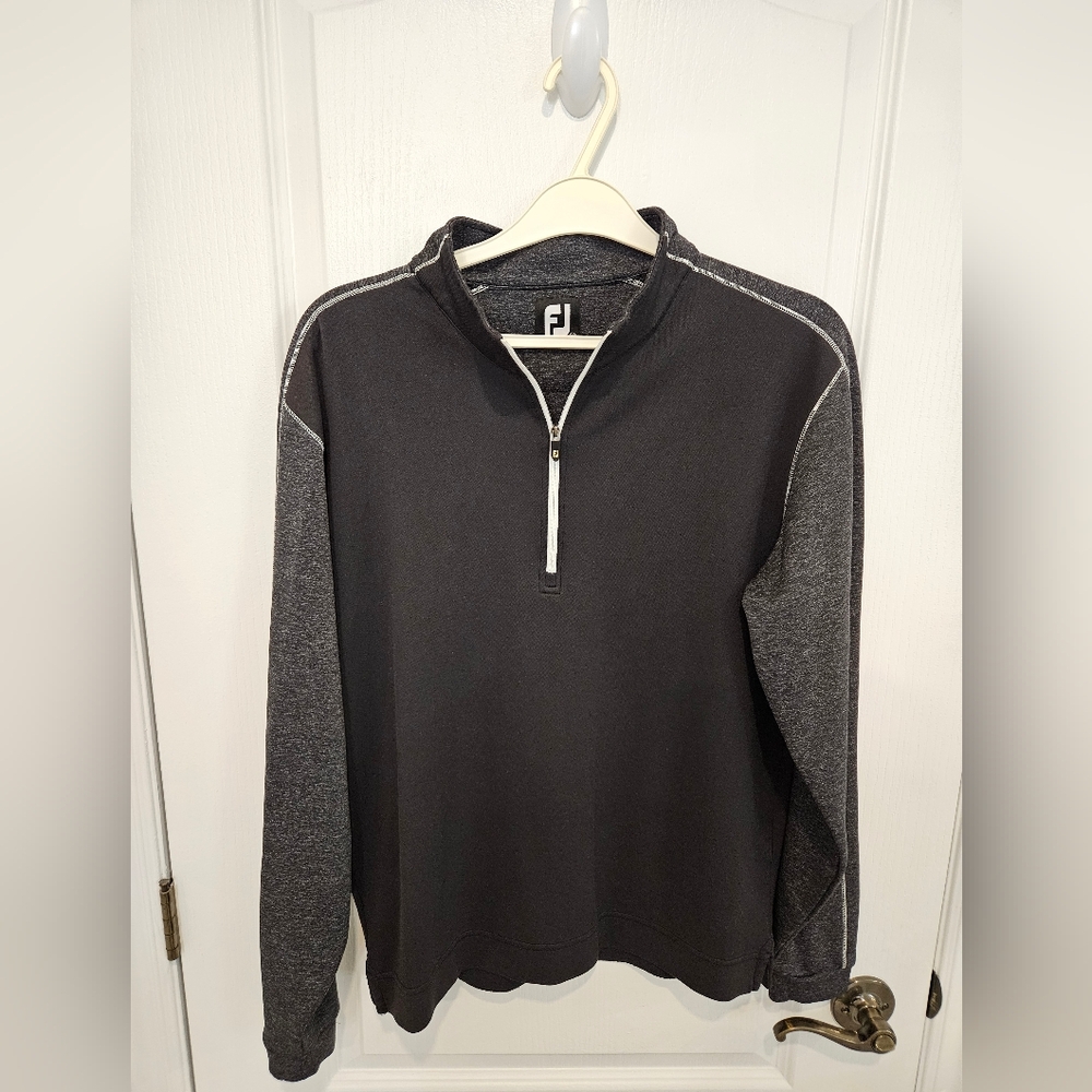 FOOTJOY MEN'S Half-Zip Pullover Size M